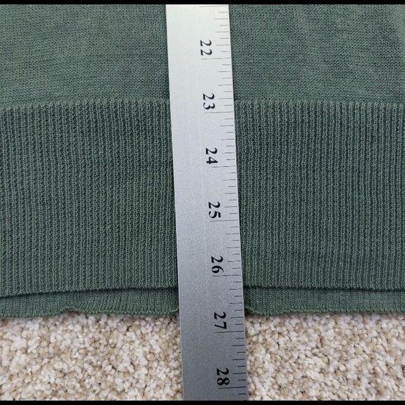 Maison Jules Womens Pullover Sweater Pale Sage Green - Picture 4 of 8